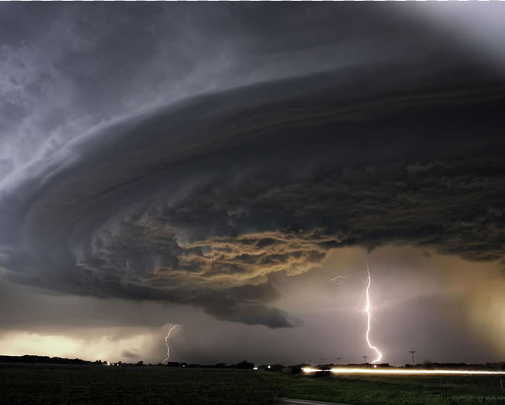 supercell thunderstorm tornado lightning tornado png clipart free