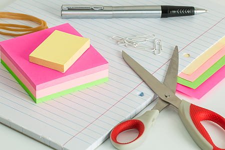scissors near note pad thumbnail