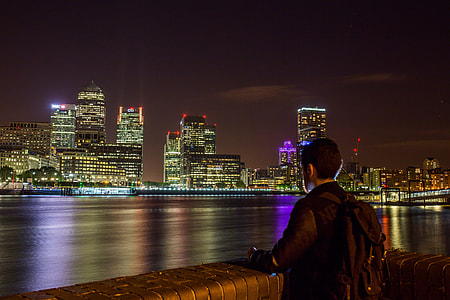 City Bright Lights at Night thumbnail