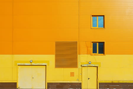 two closed white wooden doors thumbnail