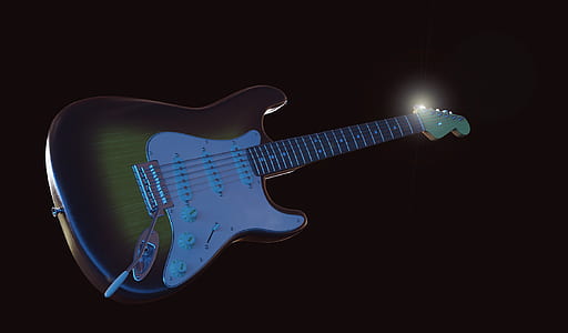 selective photo of electric guitar thumbnail