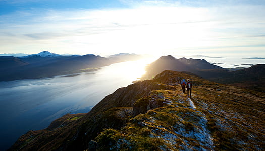 two person on mountain photography thumbnail