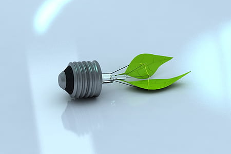 green leaf light bulb thumbnail