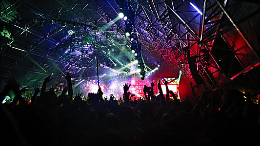 Group of people inside Arena during musical even thumbnail