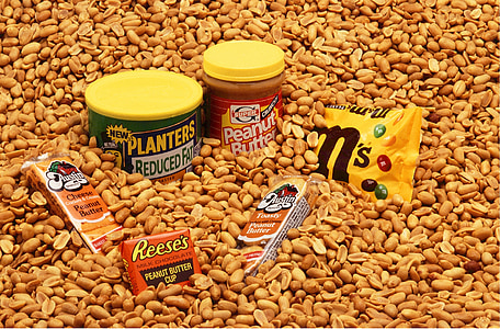 assorted chocolate product lot surrounded with nuts thumbnail