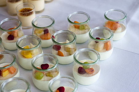 desserts on clear glasses thumbnail