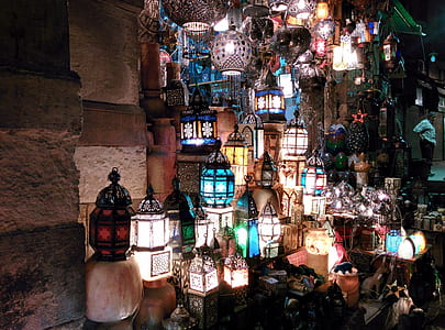assorted-color pendant lamp lot thumbnail