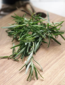 green vegetables on wooden surface thumbnail
