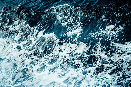 aerial view of ocean wave thumbnail