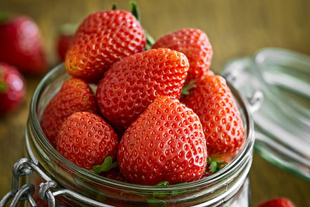 Strawberry in Glass Fido Jar thumbnail