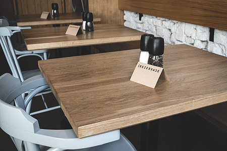 Booked table in a restaurant thumbnail