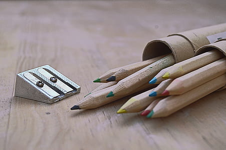 coloring pencils and eraser thumbnail