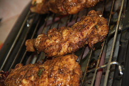 grilled meat on grill thumbnail