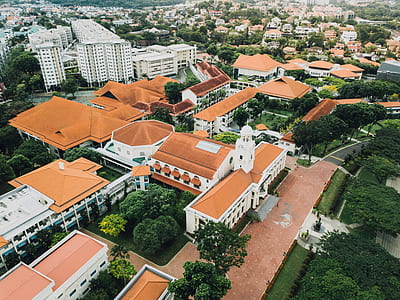 aerial view of buildings at daytime thumbnail