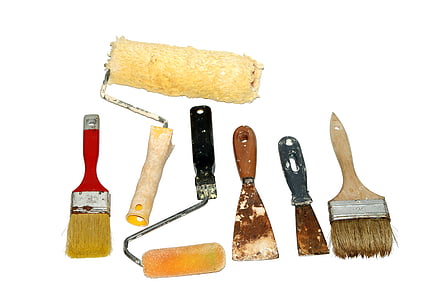 assorted-color painting tool lot thumbnail