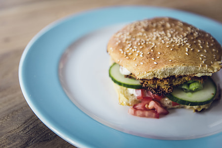 plate of burger thumbnail