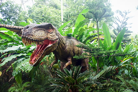 brown dinosaur statue thumbnail