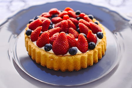 food, plate, fruits, blueberries thumbnail