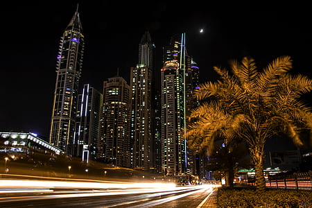 Timelapse Photo of High Rise Concrete Buildings thumbnail