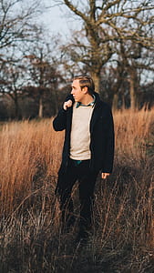 man in black jacket thumbnail