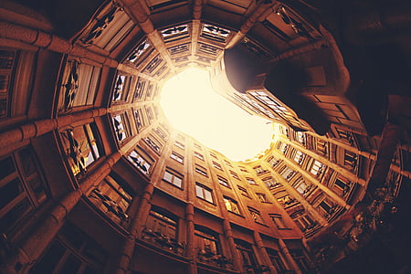 low-angle photography of brown concrete building thumbnail