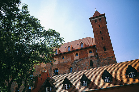 Old brick castle with glass roof thumbnail
