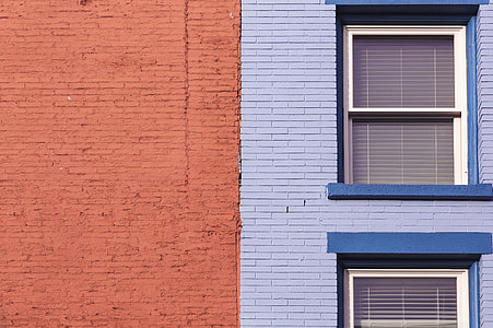 photo of blue and white building during daytime thumbnail