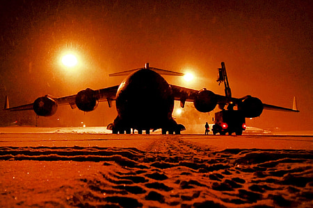 black and brown airplane thumbnail