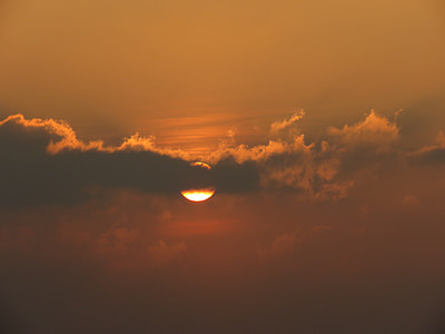 sunset over horizon thumbnail
