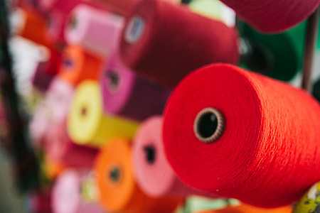 Big colorful Spool of Thread Sewing thumbnail