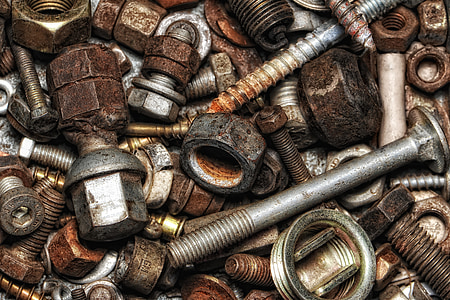 close-up photography of nuts and bolts thumbnail