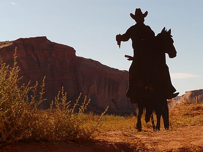 man riding horse during daytime thumbnail