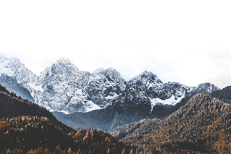 photo of brown and white mountains thumbnail