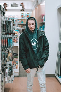 brown zip-up jacket thumbnail