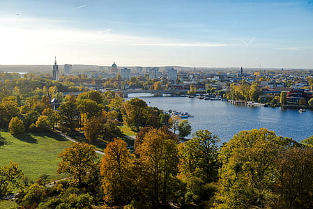 city, water, trees, park thumbnail