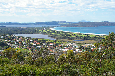 View of Lake Seppings from Mount Clarence in Albany, Western Australia thumbnail