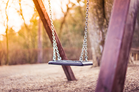 Swing For Kids in City Park Playground #2 thumbnail