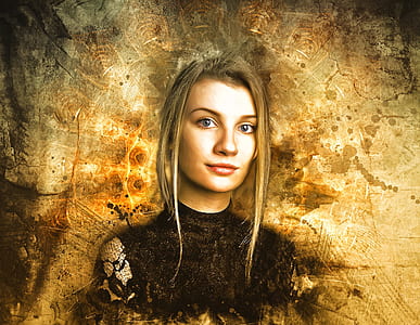 woman wearing black top artwork thumbnail