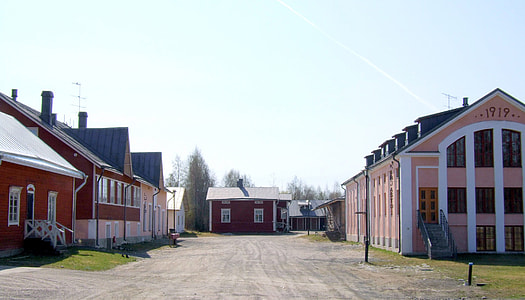 Meijeritie Street in Tyrnävä village in Finland thumbnail