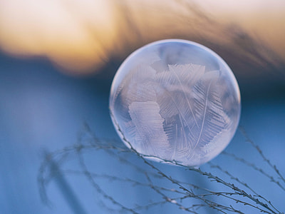 shallow focus photography of clear glass ball thumbnail