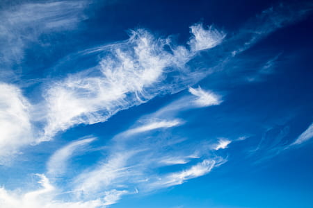 cumulus clouds on blue sky thumbnail