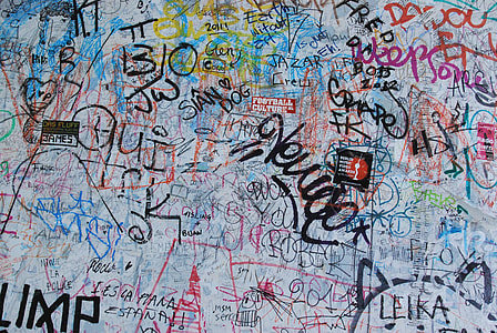 close-up photo of assorted-color graffiti thumbnail