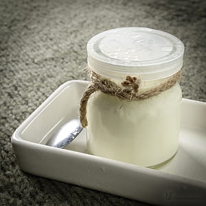 closed plastic mason jar near gray spoon thumbnail