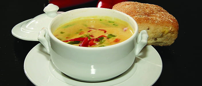 soup with baked bread thumbnail