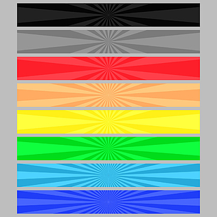 Free Download Abstract Colored Ray Burst Web Banner Background