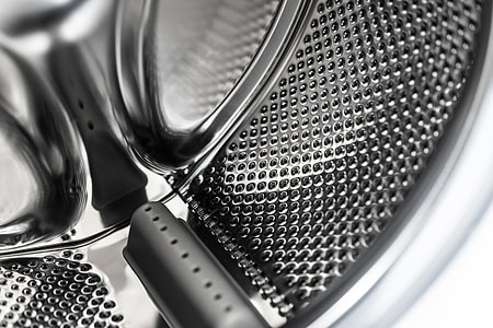 Inside Laundromat Washing Machine Drum Interior View thumbnail
