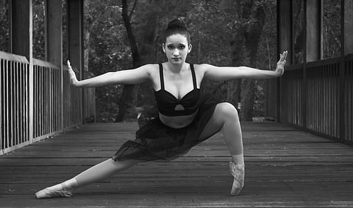 grayscale photo of female ballet dancer in dance post thumbnail