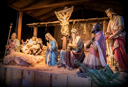 The Birth of Jesus Christ nativity scene thumbnail