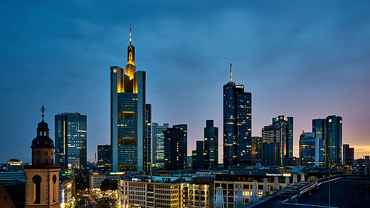 photo of high rise building on night time thumbnail