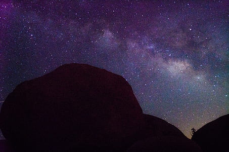 photo of mountain and stars thumbnail